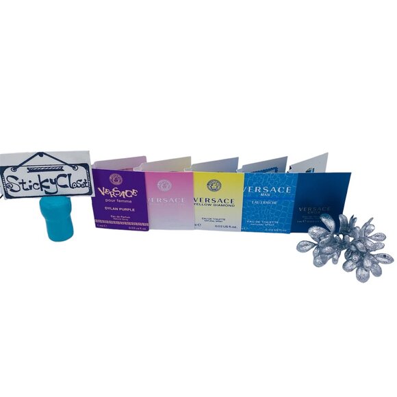 Bundle 5 Luxury Brand Samples - VERSACE - Picture 1 of 11